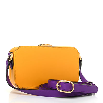 Gucci Vitello Eclipse Mini Interlocking G Shoulder Bag Yellow Tangerine 2 of 4