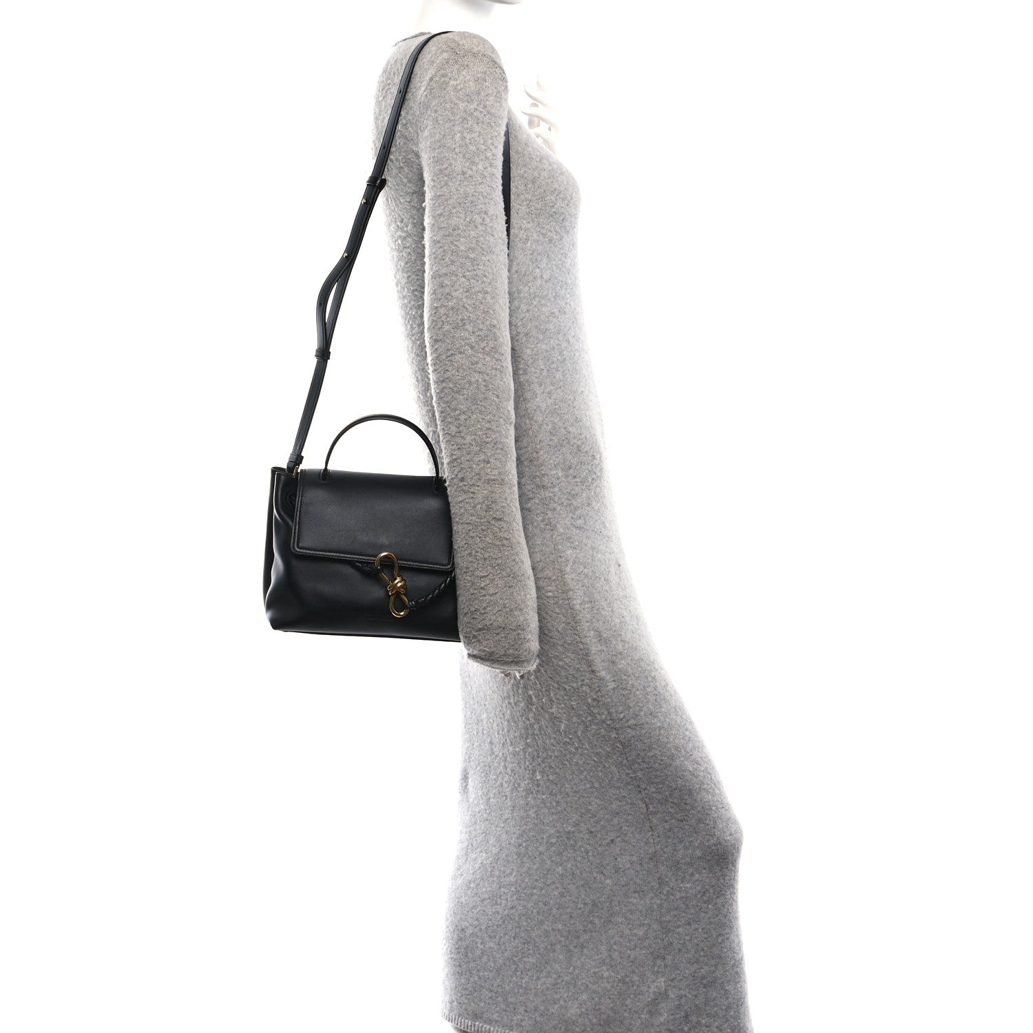 Bottega Veneta Silky Calfskin Small Ciao Ciao Black 2 of 12