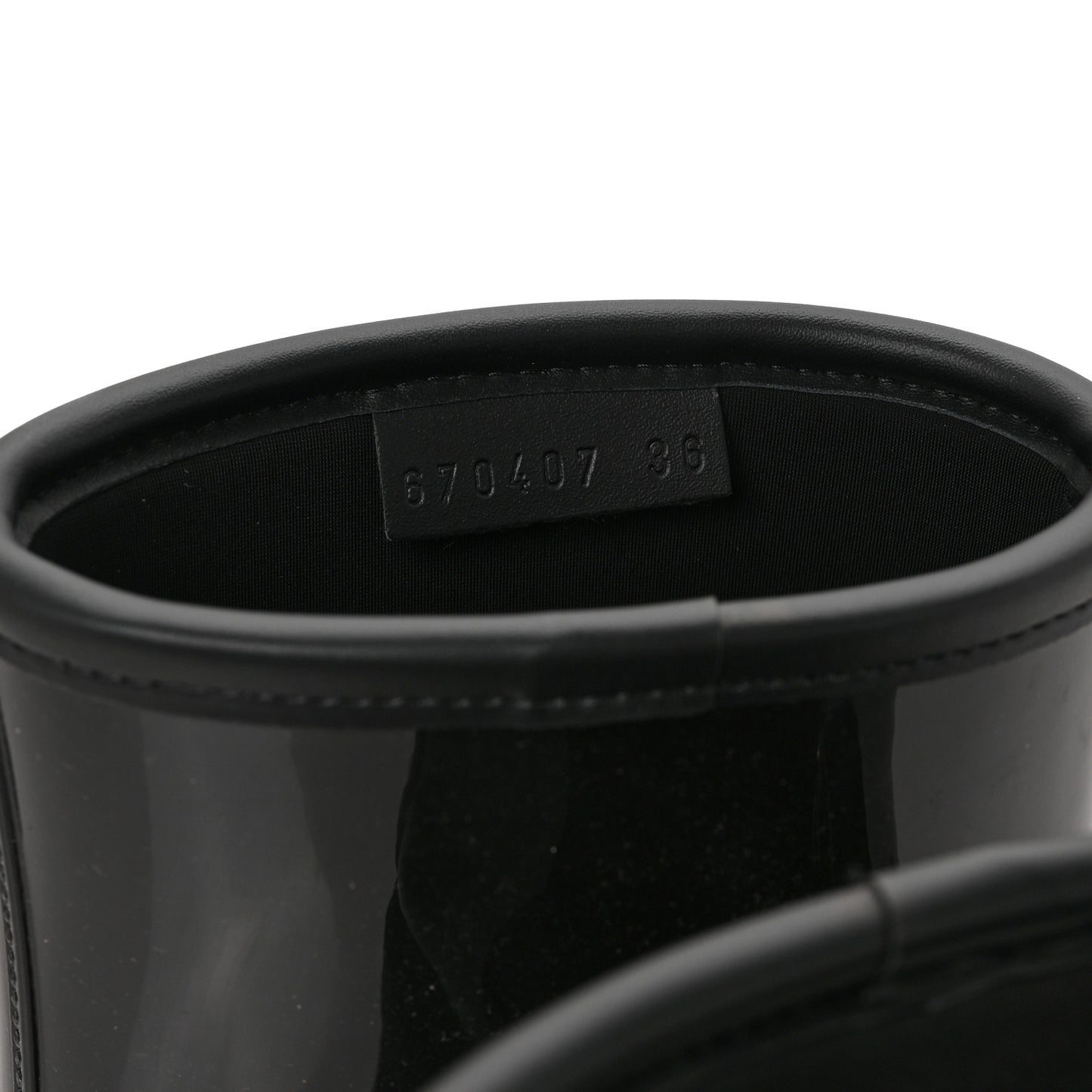 Rubber Womens Horsebit Ankle Boots 36 Black