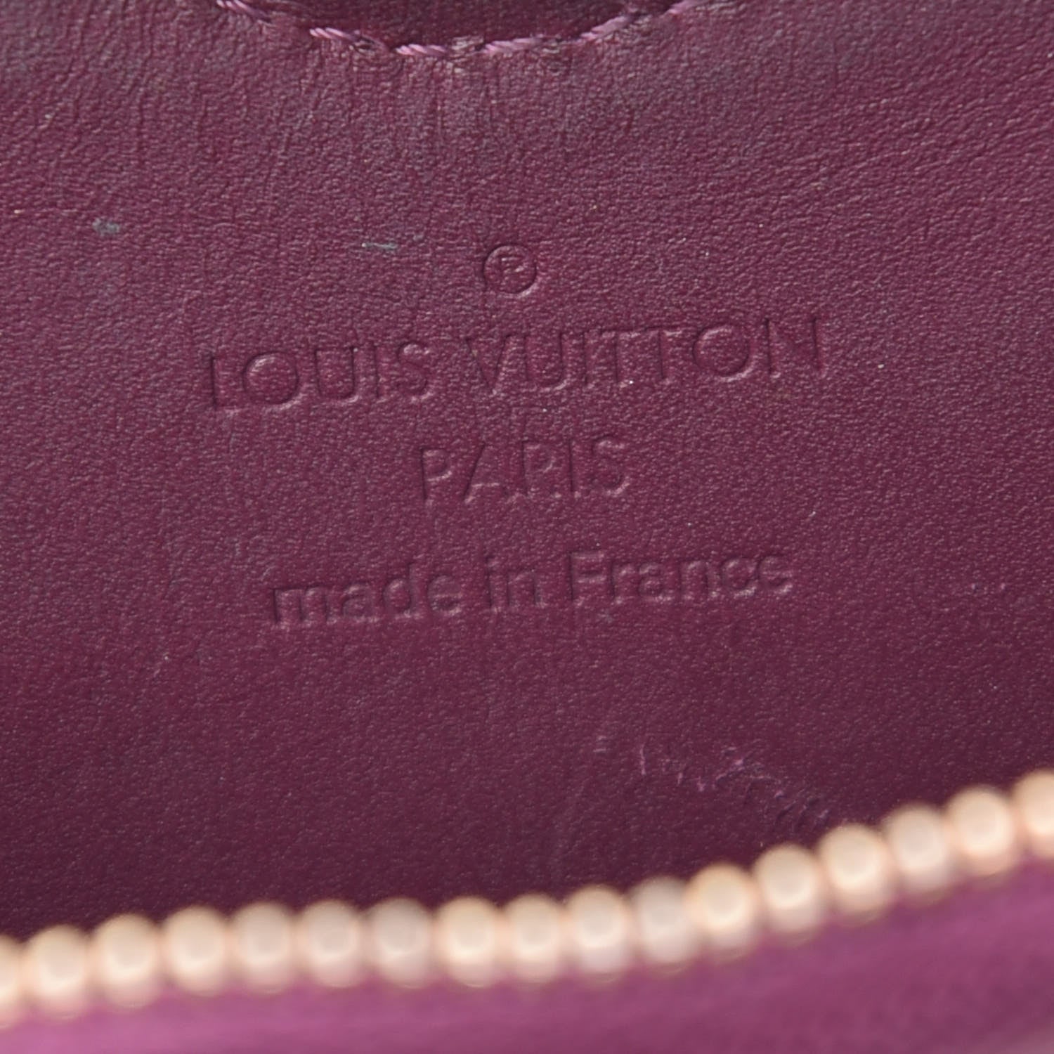 Louis Vuitton Vernis Heart Coin Purse Violet 6 of 8