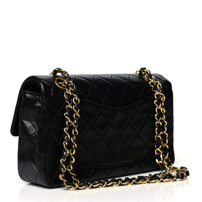 Chanel Lambskin Quilted Small Double Flap Black 3 of 14