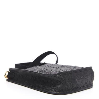 Hermes Taurillon Clemence Evelyne TPM Black 4 of 8