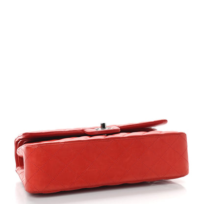 Chanel Lambskin Quilted Medium Double Flap Red 4 of 20