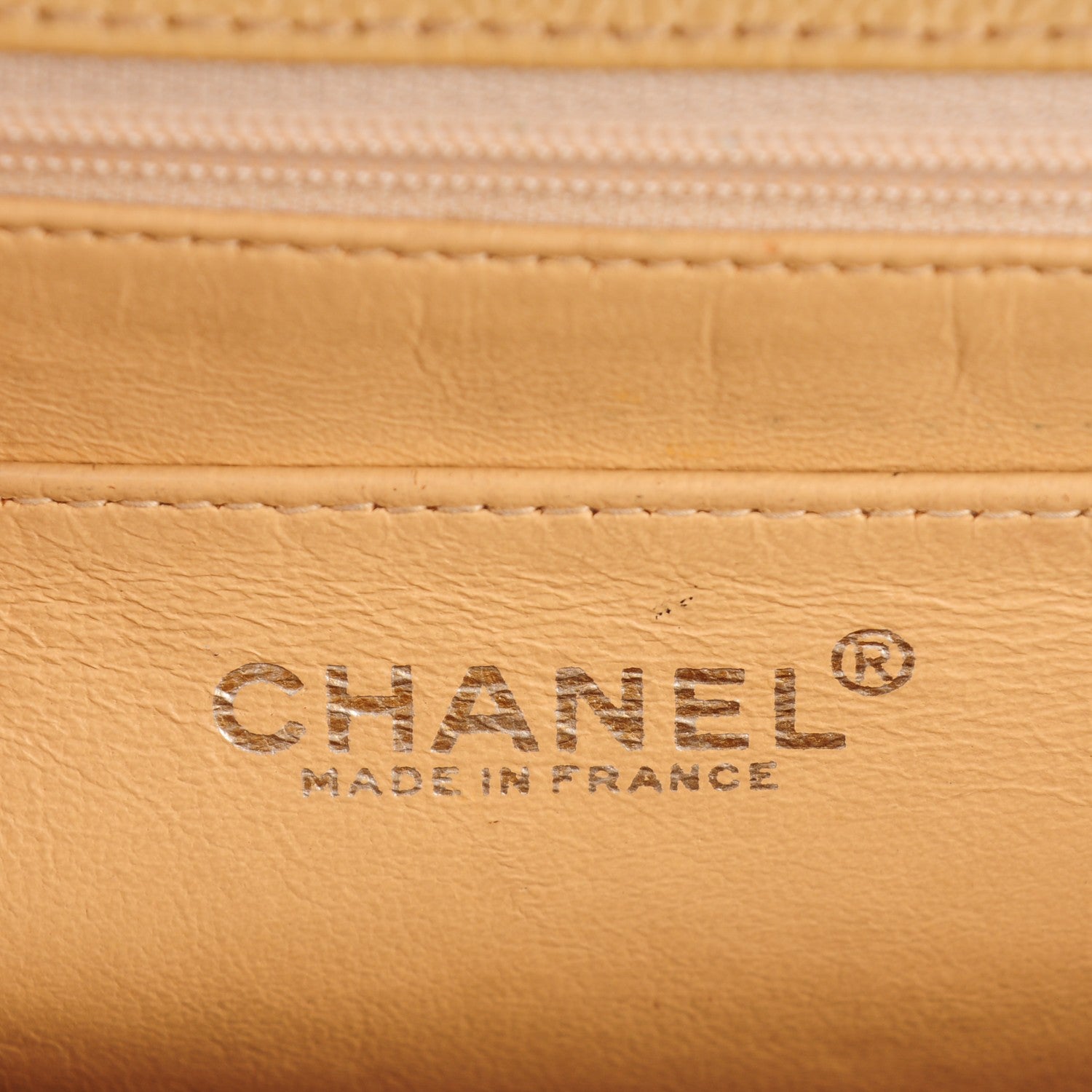 Chanel Caviar Jumbo Kelly Flap Bag Beige 7 of 10
