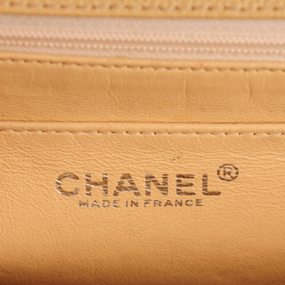 Chanel Caviar Jumbo Kelly Flap Bag Beige 7 of 10