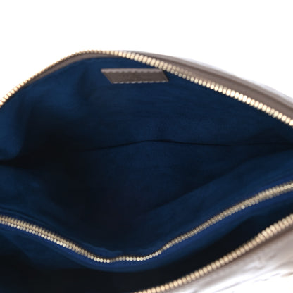 Louis Vuitton Lambskin Embossed Monogram Coussin PM Taupe 5 of 8