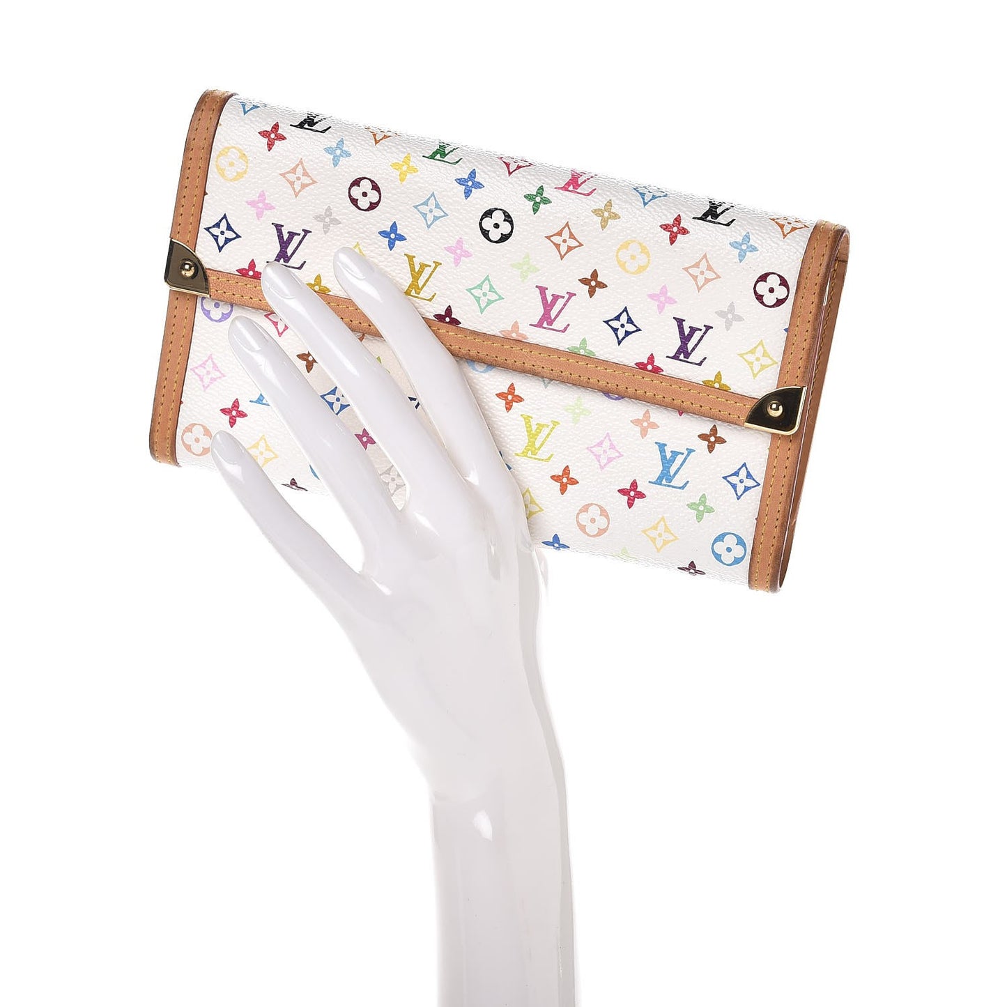Monogram Multicolor Porte Tresor International Wallet White