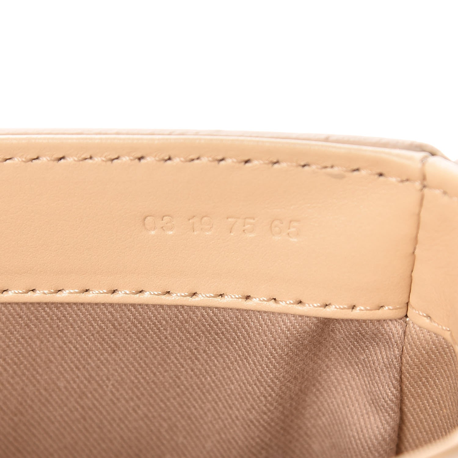 Chloe Shiny Calfskin Suede Mini C Bag Blondie Beige 7 of 10