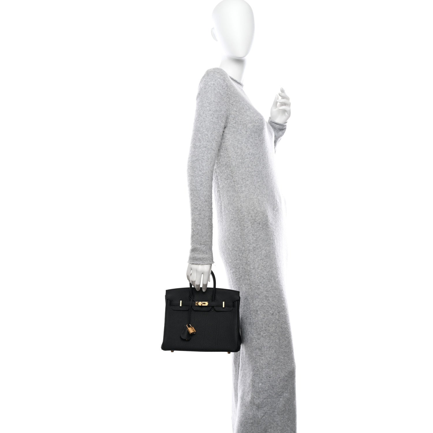 Hermes Togo Birkin 25 Black 2 of 11