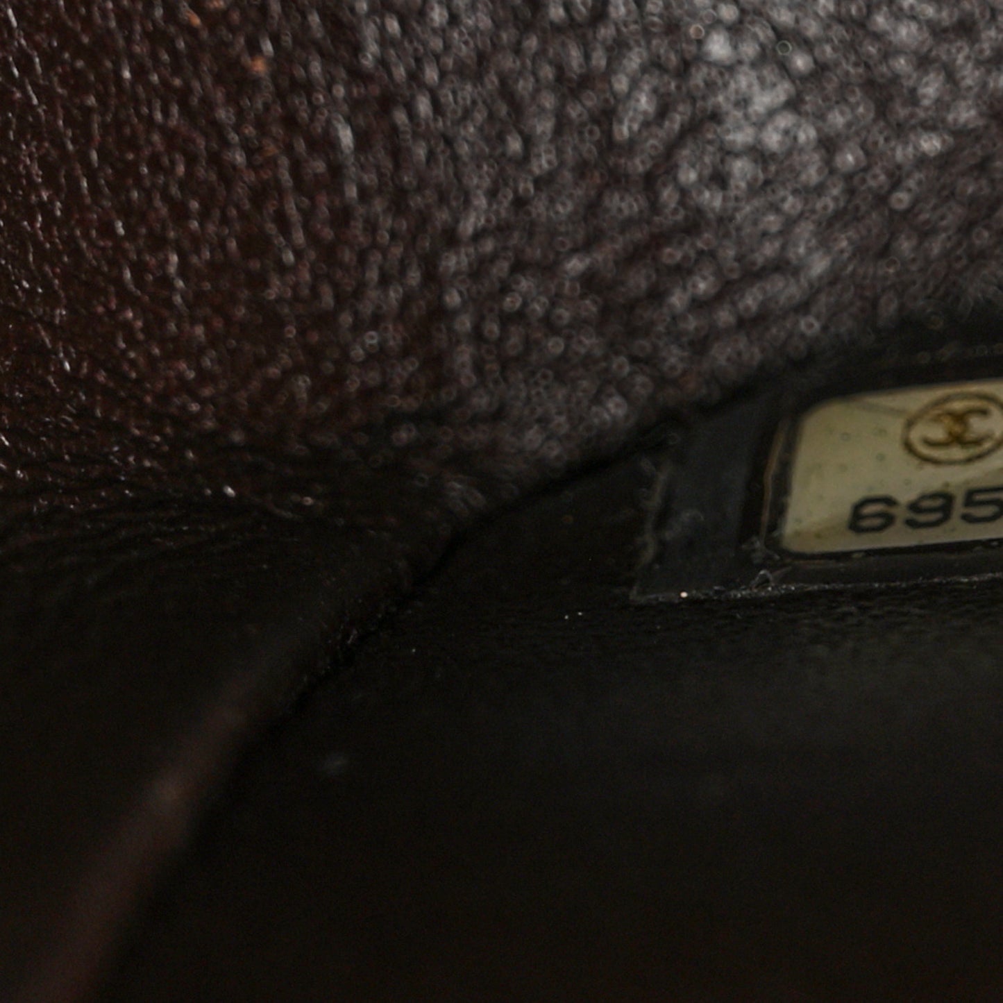 Caviar Quilted Jumbo Single Flap Brown