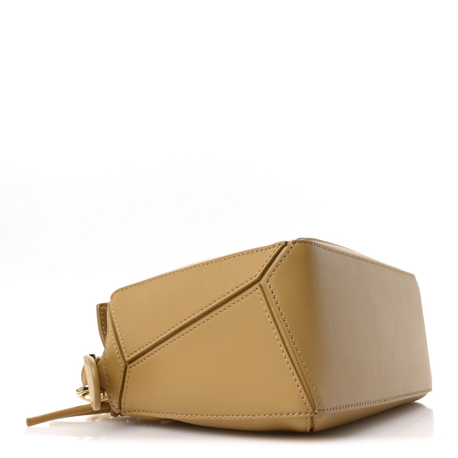 Loewe Calfskin Small Woven Puzzle Bag Sahara 1738807 – FASHIONPHILE