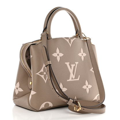Louis Vuitton Empreinte Monogram Giant Petit Palais Tourterelle Creme 3 of 9