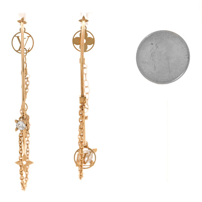 Louis Vuitton Roman Holidays Hoop Earrings Gold 2 of 5