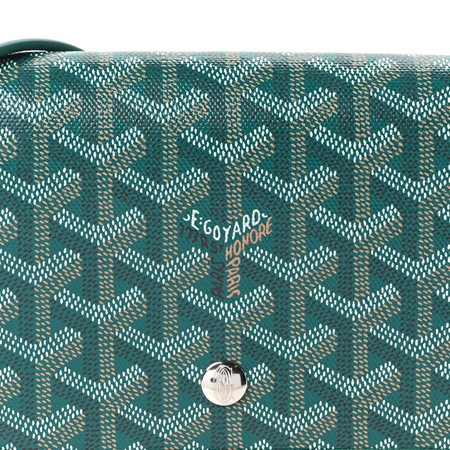 Goyard Goyardine Plumet Wallet Clutch Green 7 of 9