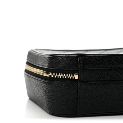 Chanel Caviar Quilted Medium CC Filigree Vanity Case Black 9 of 14
