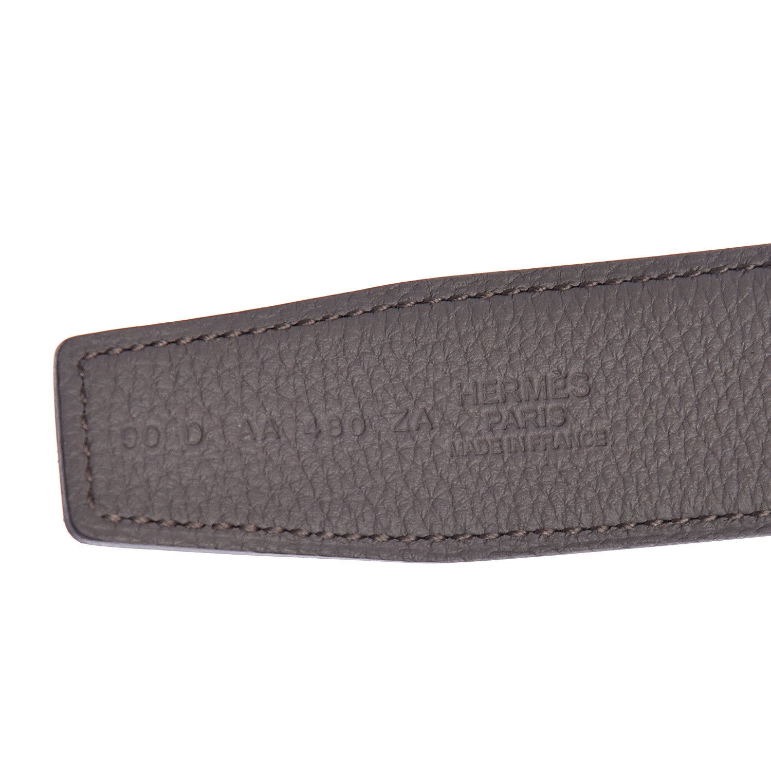 Hermes Box Togo 32mm H Belt 90 Black Etain 6 of 6