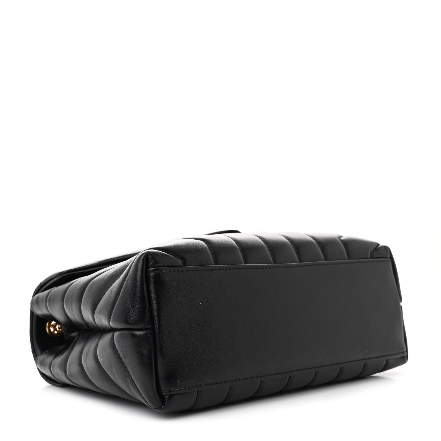 Saint Laurent Calfskin Y Quilted Monogram Small Loulou Chain Satchel Black 4 of 12