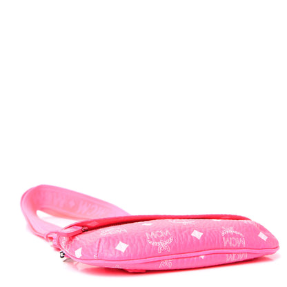 MCM Visetos Mini Crossbody Neon Pink 4 of 10