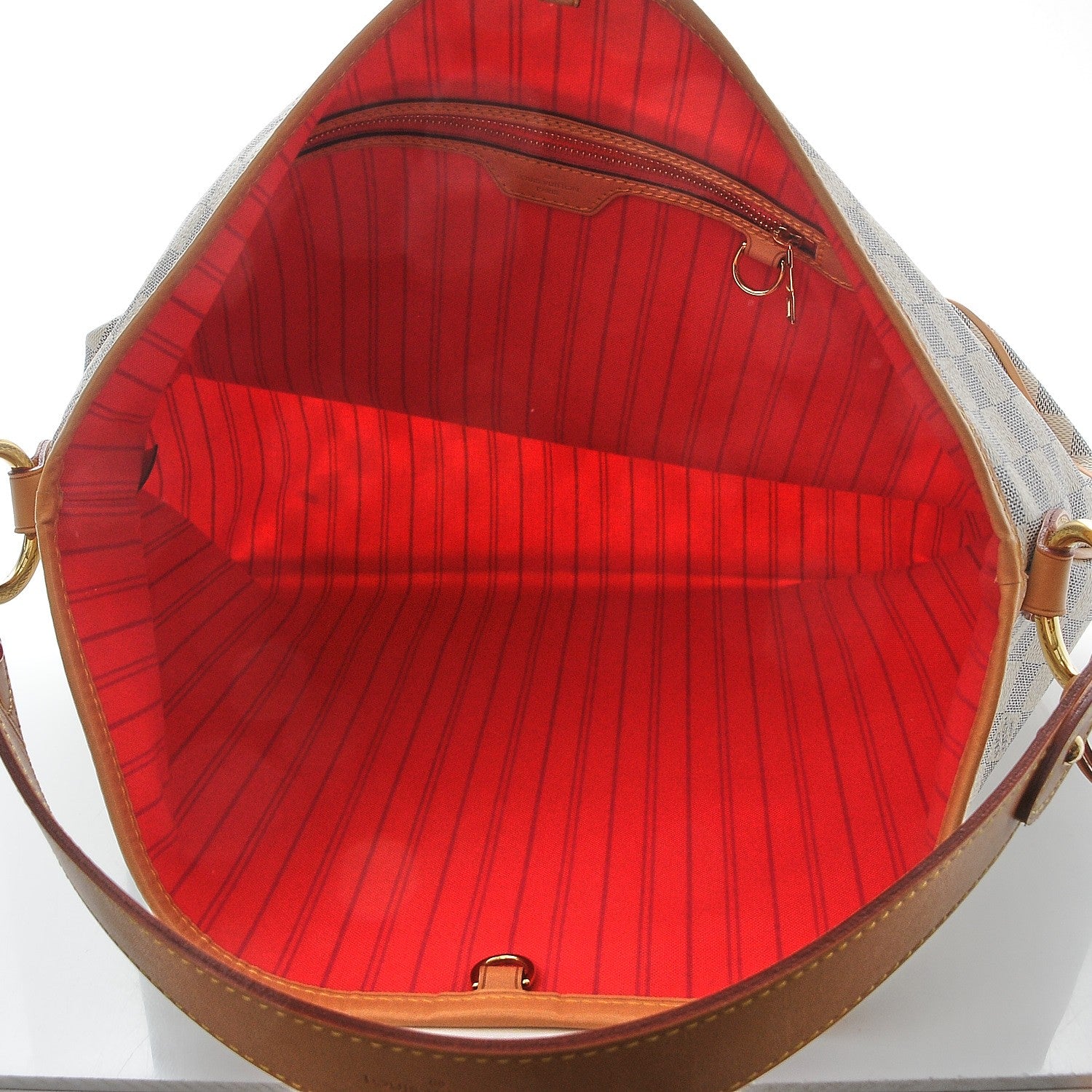 Louis Vuitton Damier Azur Delightful MM Pink 5 of 8