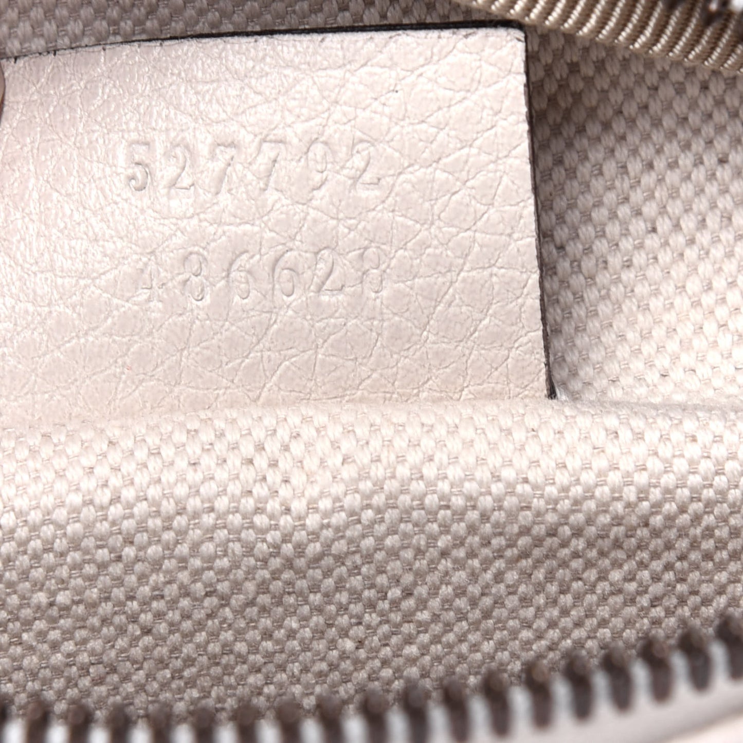 Grained Calfskin Small Logo Belt Bag White