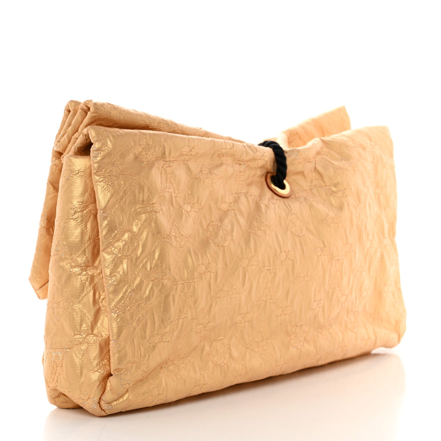 Louis Vuitton Jacquard Quilted Monogram Limelight African Queen Clutch Masai 3 of 14