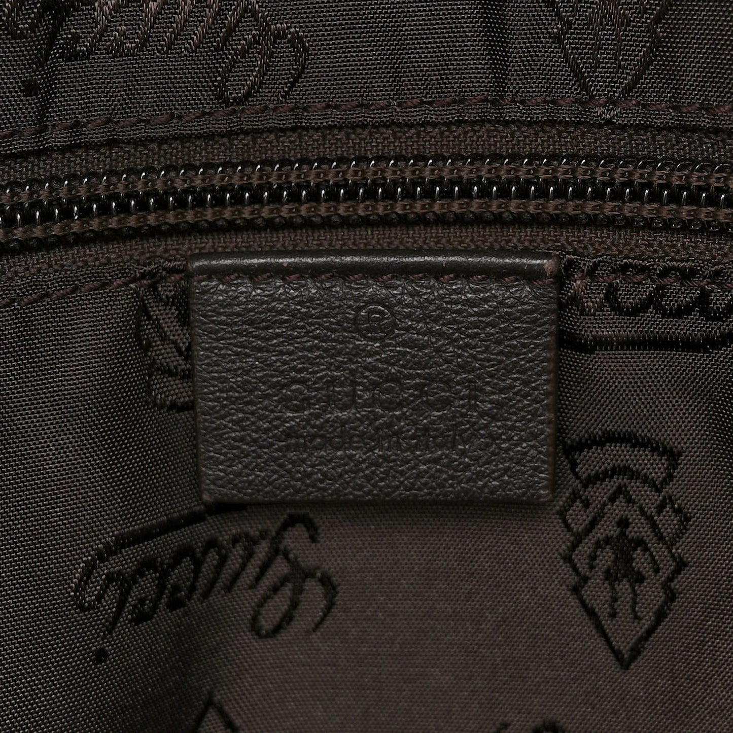Guccissima Medium Classic Backpack Dark Brown