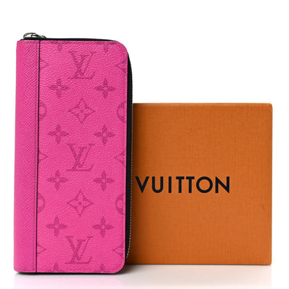 Louis Vuitton Taigarama Vertical Zippy Wallet Fuchsia 7 of 7