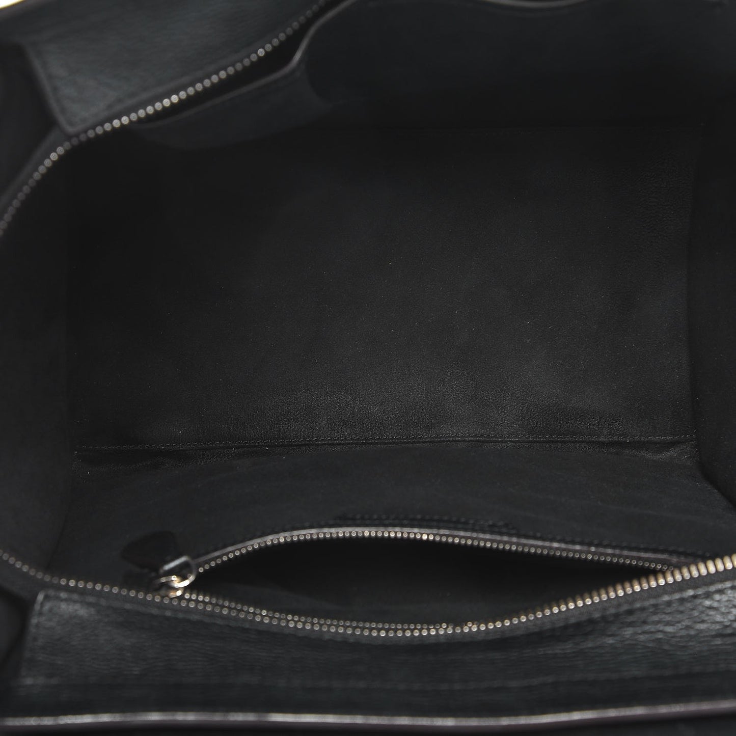 Drummed Calfskin Mini Luggage Black