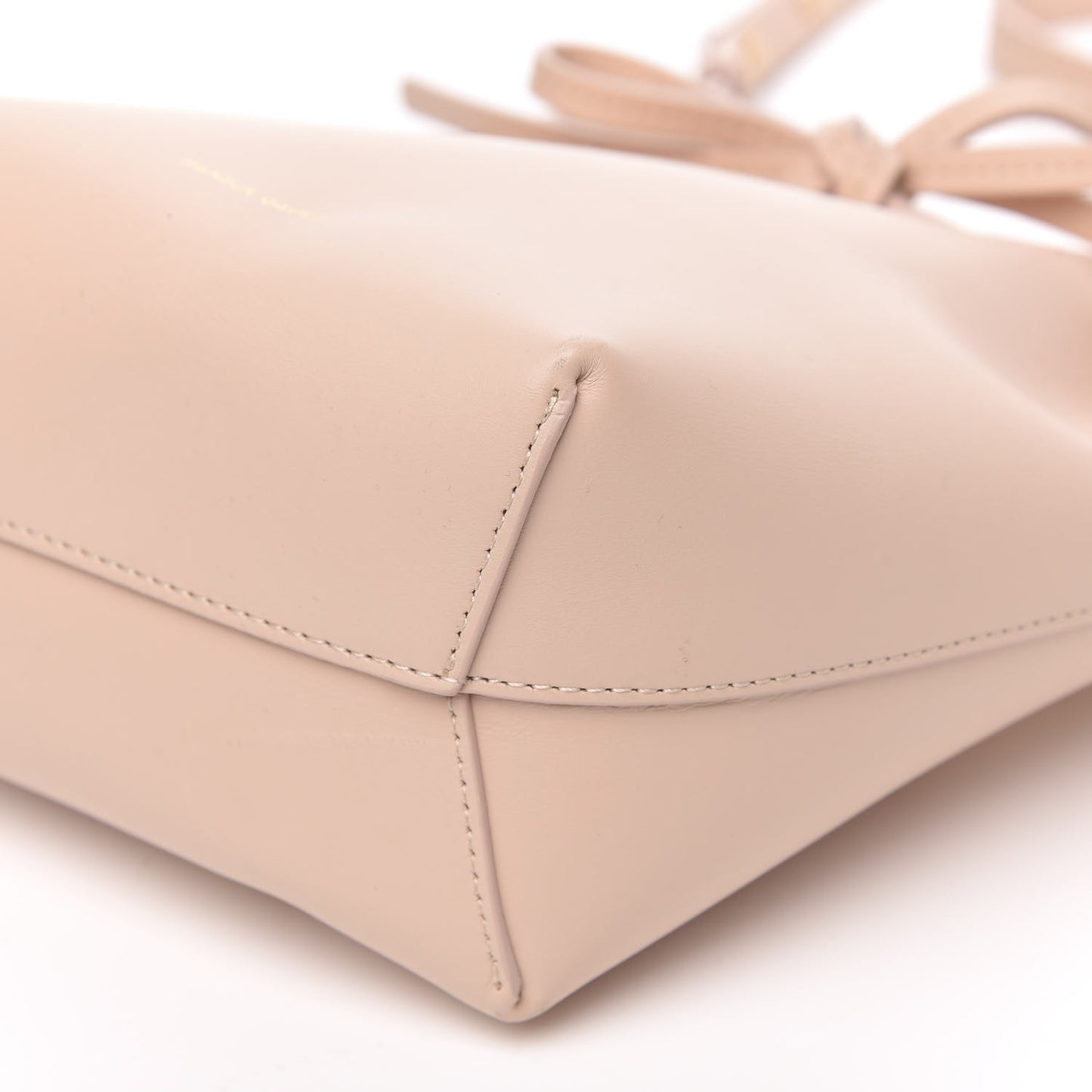 Calfskin Mini Mini Bucket Bag Rosa