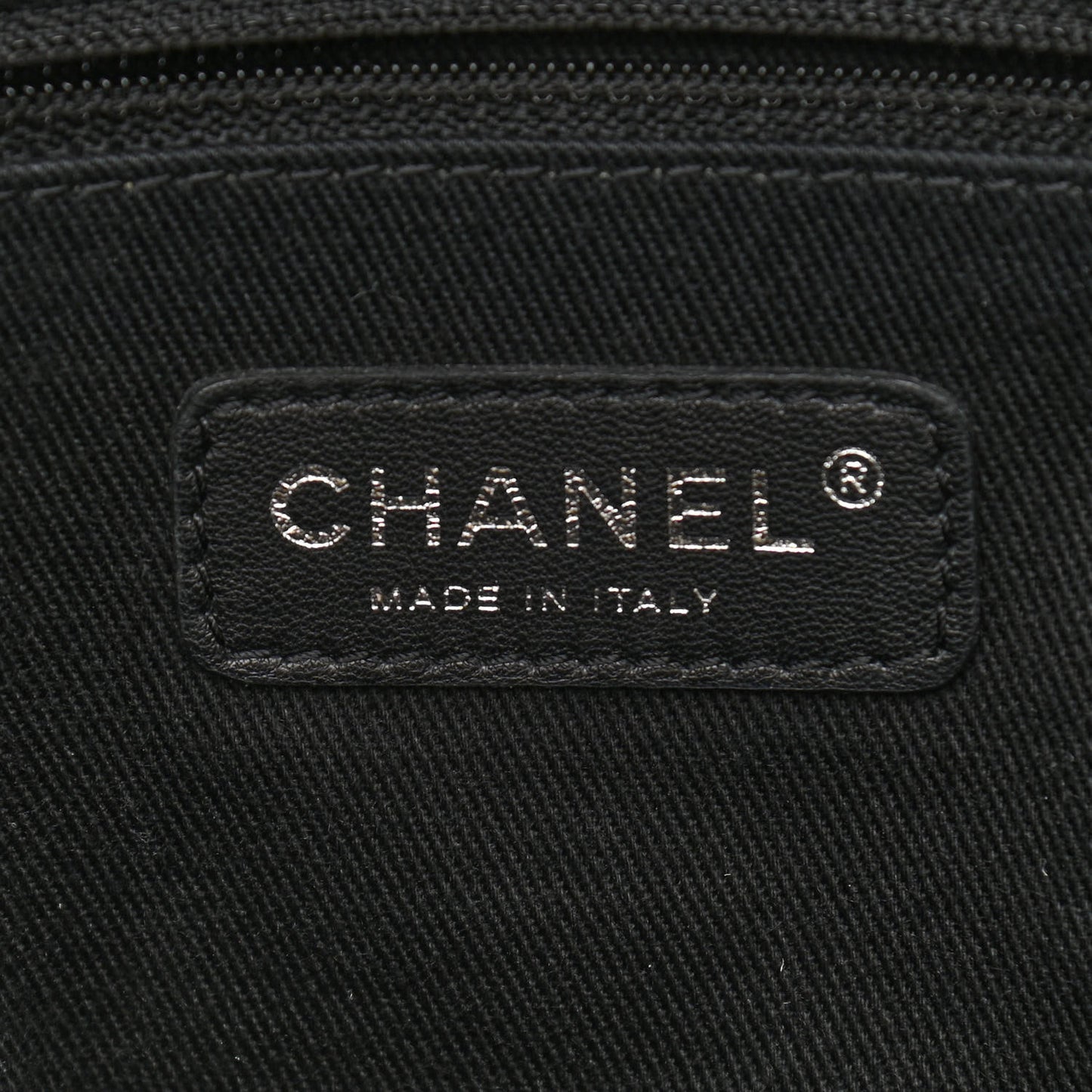 Canvas Small Deauville Tote Beige Black