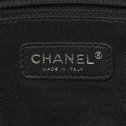 Chanel Canvas Small Deauville Tote Beige Black 6 of 11