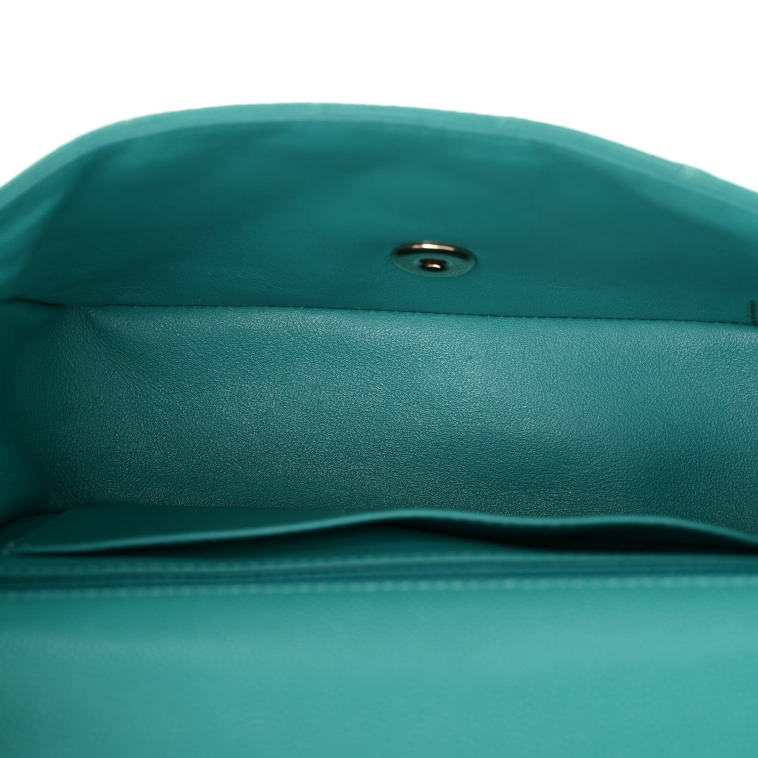 Chanel Caviar Quilted Mini Rectangular Flap Turquoise 5 of 10
