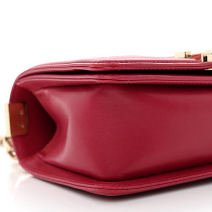 Chanel Lambskin Quilted Small Boy Flap Dark Pink 9 of 11
