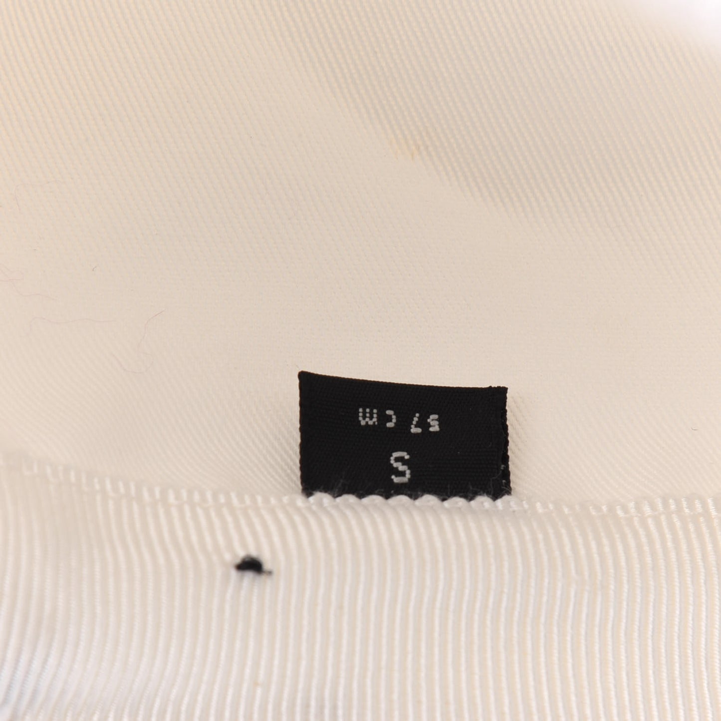 Canvas Web Baseball Hat S 57 White
