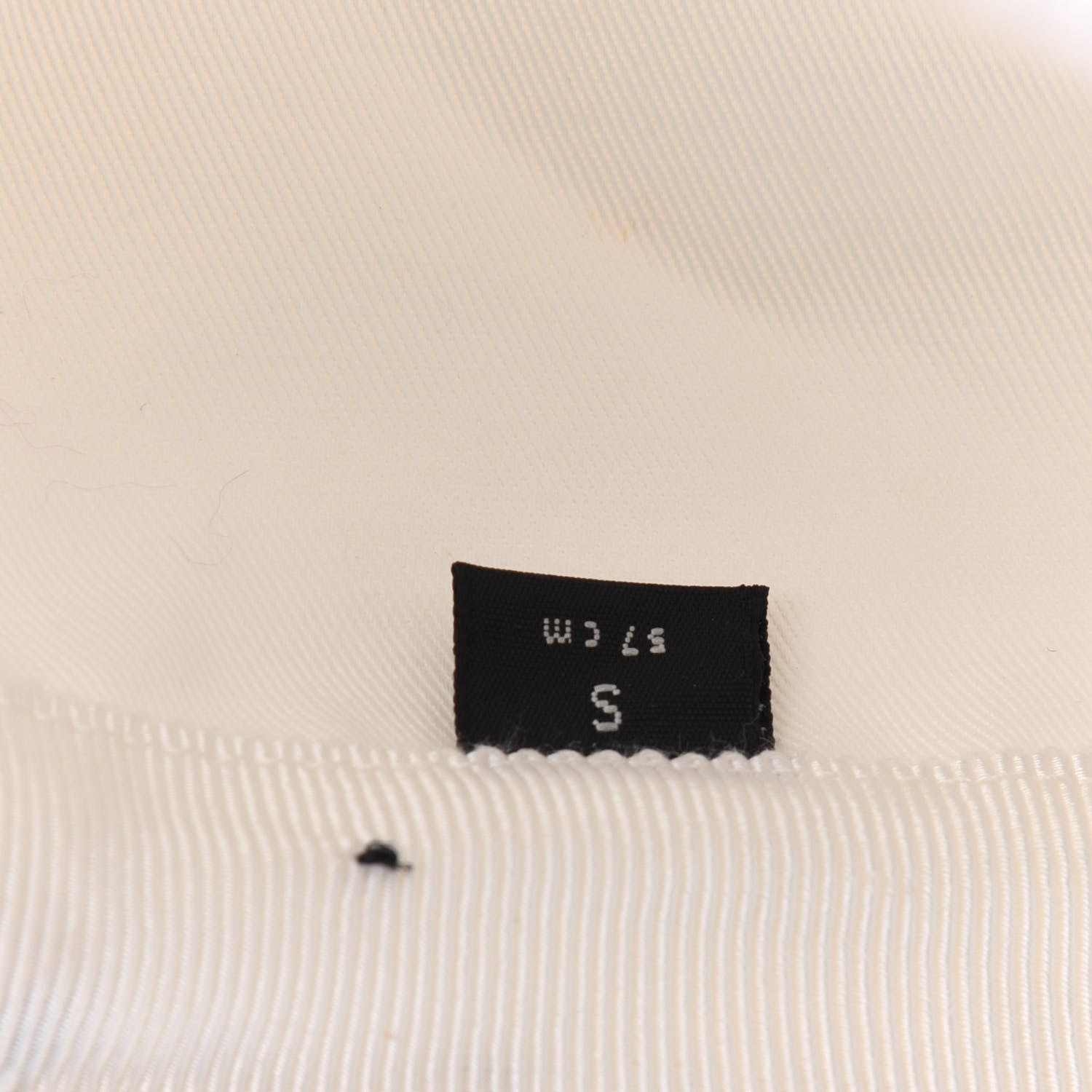 Gucci Canvas Web Baseball Hat S 57 White 7 of 8