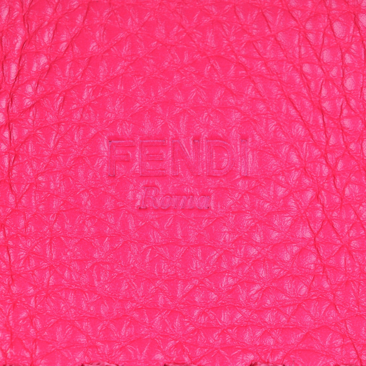Fendi Cuoio Romano Selleria Large Anna Bucket Bag Fuxia 6 of 9