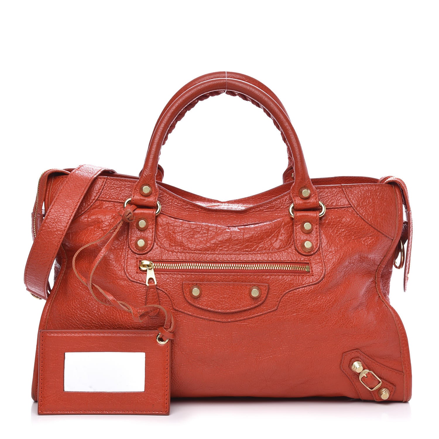 Balenciaga Agneau Giant 12 Gold Hardware City Rouge Coquelicot Rouge Braise 1 of 16