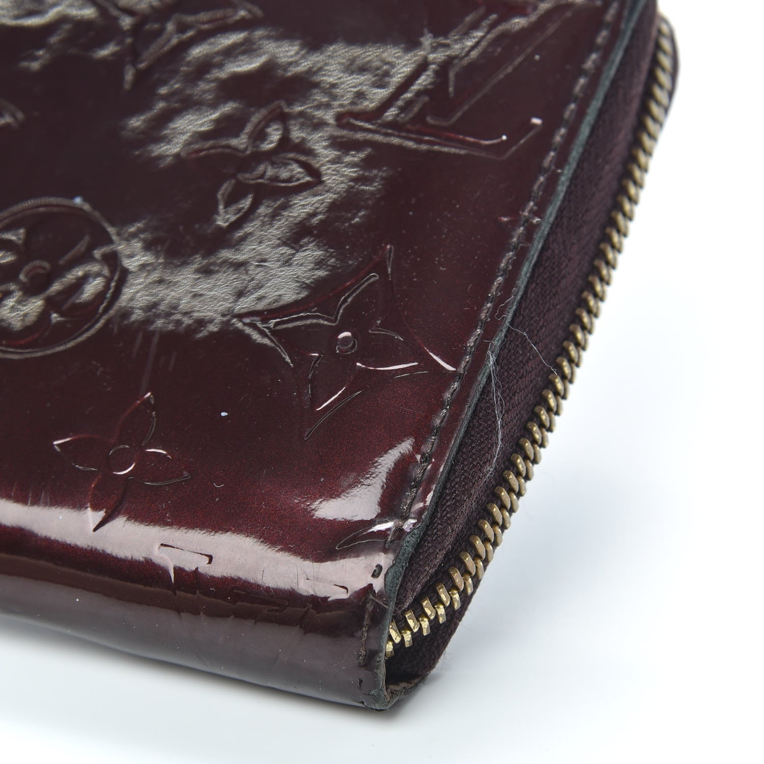 Louis Vuitton Vernis Zippy Wallet Amarante 10 of 12