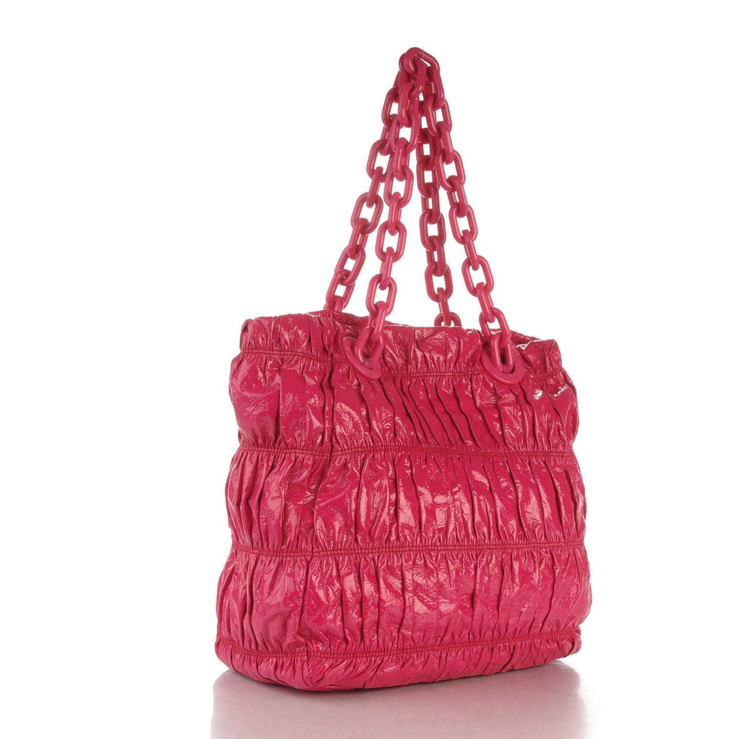 Vernice Gaufre Tote Fuxia