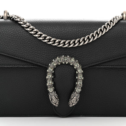 Gucci Pebbled Calfskin Small Dionysus Shoulder Bag Black 8 of 16