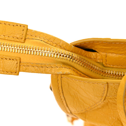 Balenciaga Agneau Classic Silver Hardware S City Jaune Epi 17 of 17