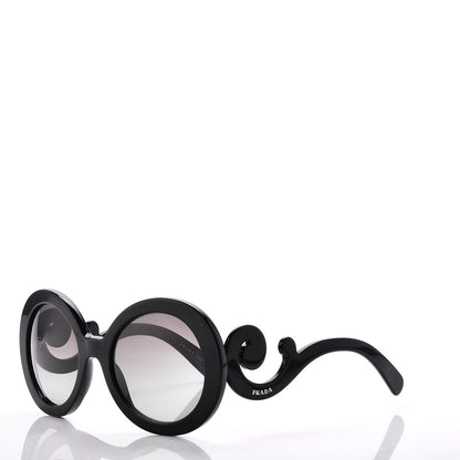 Prada Baroque Sunglasses SPR 27N Black 1 of 8