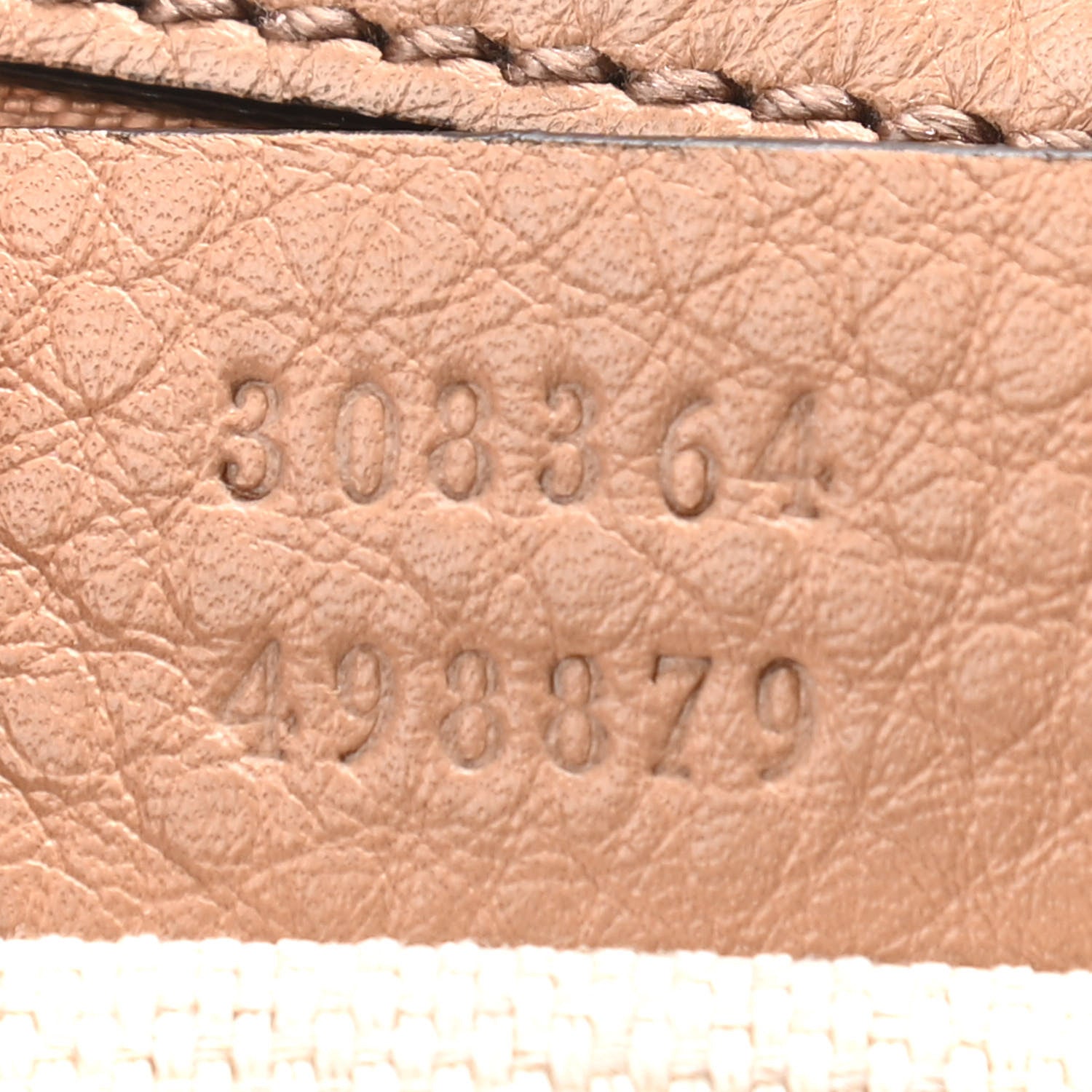 Gucci Pebbled Calfskin Small Soho Disco Bag Camelia 7 of 13