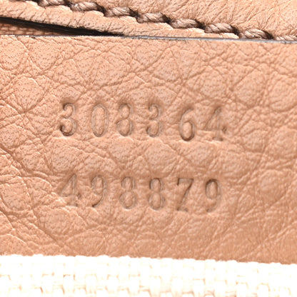 Gucci Pebbled Calfskin Small Soho Disco Bag Camelia 7 of 13