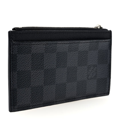 Louis Vuitton Damier Graphite Taiga Coin Card Holder 3 of 6