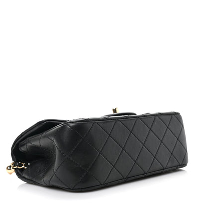 Chanel Lambskin Quilted Enamel Mini Rectangular Pearl Crush Flap Black 4 of 9