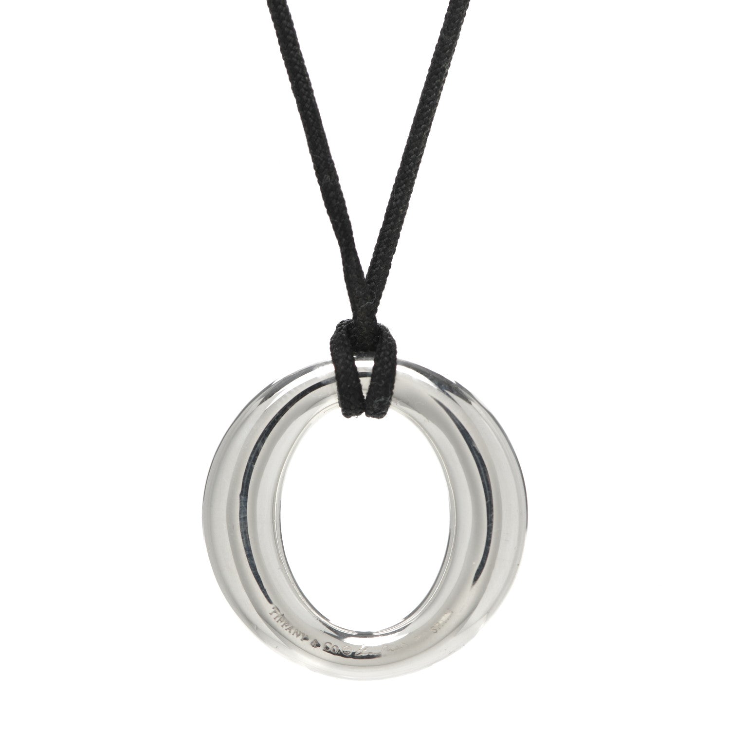 Tiffany Sterling Silver Elsa Peretti Sevillana Pendant Necklace 4 of 4