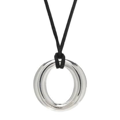 Tiffany Sterling Silver Elsa Peretti Sevillana Pendant Necklace 4 of 4