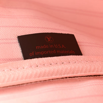 Louis Vuitton Damier Ebene Neo Neverfull MM Rose Ballerine 8 of 12