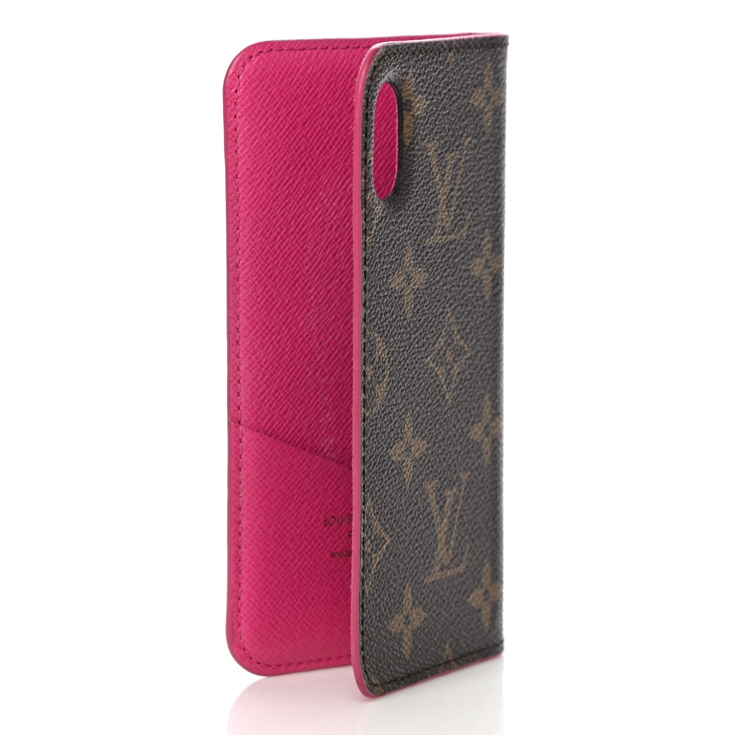 Louis Vuitton Monogram iPhone X Folio Case Rose Pop 3 of 15